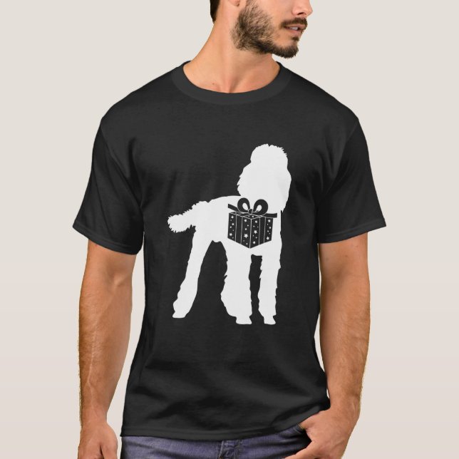 Poodle Christmas Niedlich Doppy Puppy Pet Lover X- T-Shirt (Vorderseite)