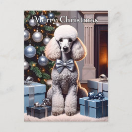 Poodle Christmas Postkarte