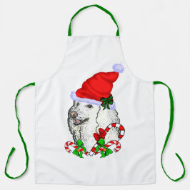 Poodle Christmas Schürze
