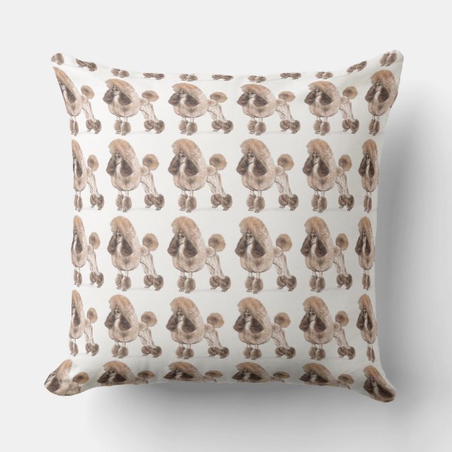 Poodle — Coat anzeigen Kissen (Vorderseite)