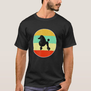 Poodle Continental Clip Hund Mama Vater Liebe R T-Shirt