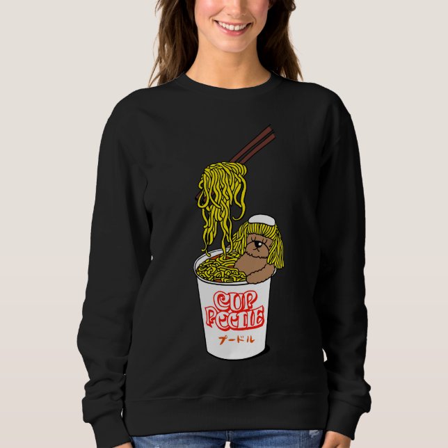 Poodle Cup Sweatshirt (Vorderseite)