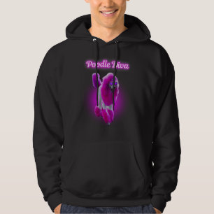 Poodle Diva Pink Haare Sonnenbrille Hoodie