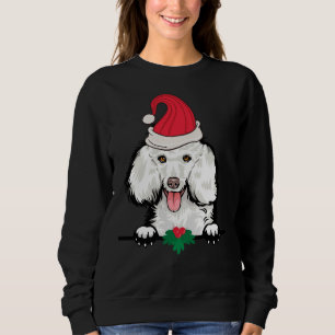 Poodle Dog Christmas Sweatshirt