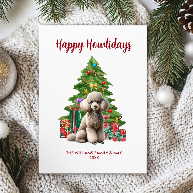 Poodle Dog Familie Weihnachten (Von Creator hochgeladen)