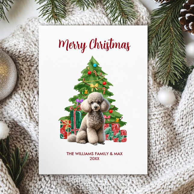 Poodle Dog Familie Weihnachten (Von Creator hochgeladen)