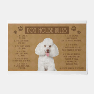 Poodle Dog House regiert, wenn es kaputt ist, dann Fußmatte