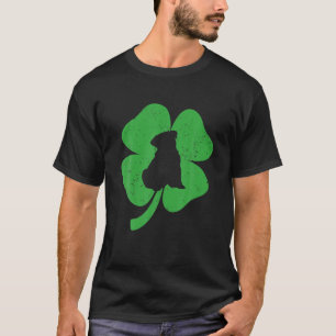 Poodle Dog Irish Green Kleeblatt Clover St Patrick T-Shirt