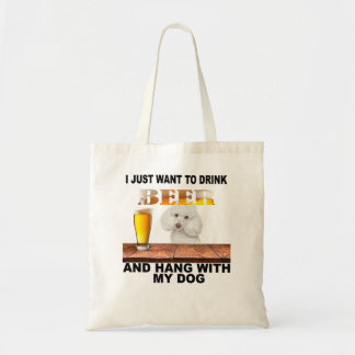 Poodle Dog Leben ist gut Poodle machen es besser N Tragetasche