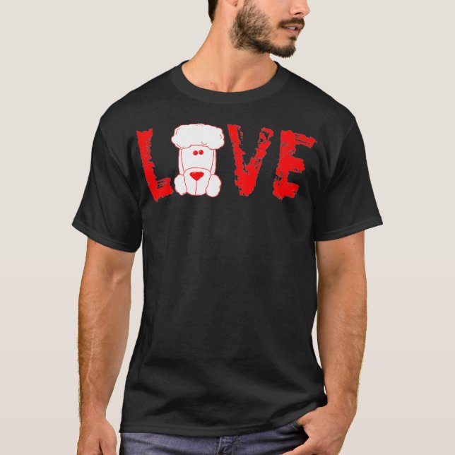 Poodle Dog Liebe 0622 T-Shirt (Vorderseite)