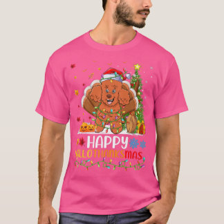 Poodle Dog Lover Funny Happy Poodle HelloDankeMas T-Shirt