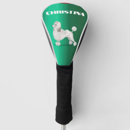 Poodle Dog Lover Green Personal Golf Headcover