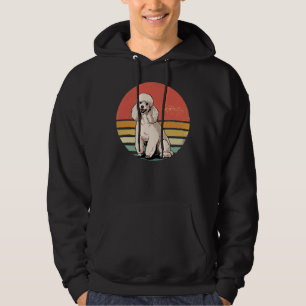 Poodle Dog Lover Retro Vintag 70er Dog Haustier Ge Hoodie