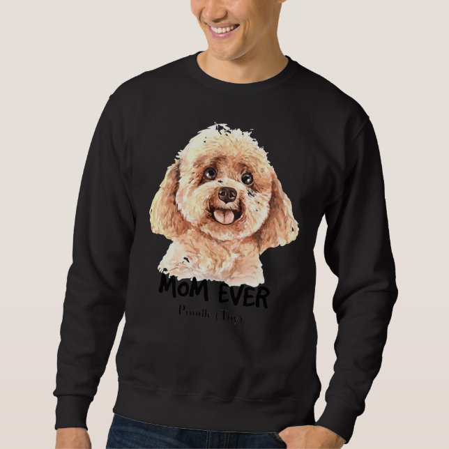 Poodle Dog Mama Sweatshirt (Vorderseite)