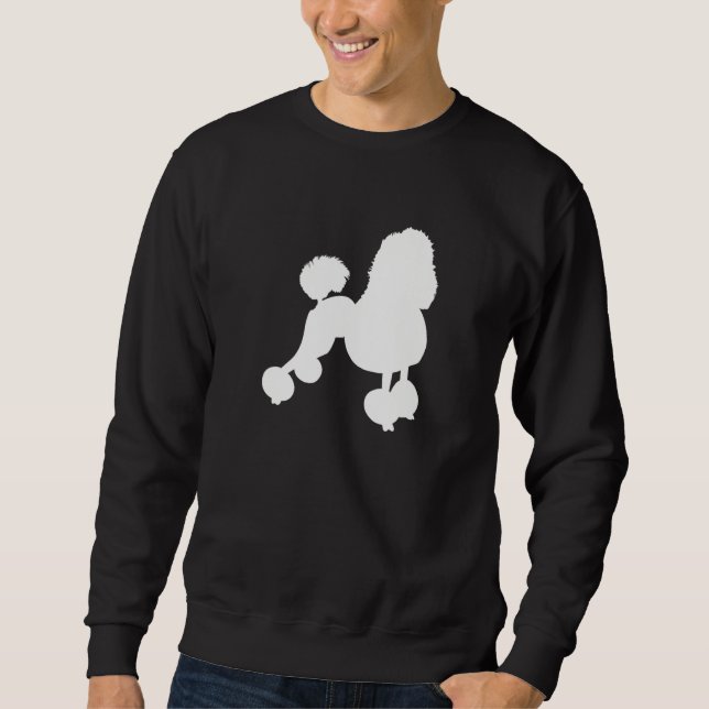 Poodle Dog  Mom Dad Pet Cute  Puppy Sweatshirt (Vorderseite)