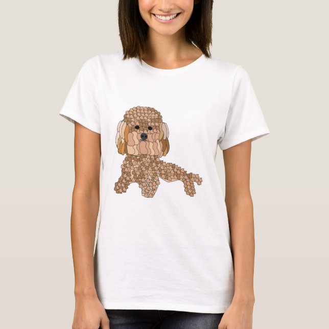 Poodle Dog Mom T-Shirt (Vorderseite)