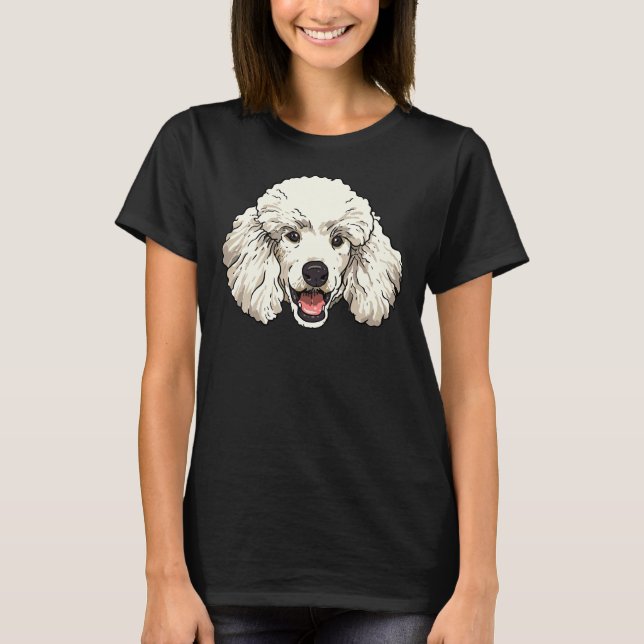 Poodle Dog Niedlich Poodle Hunde Rasse Lover Men M T-Shirt (Vorderseite)