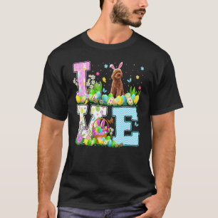 Poodle Dog Ostereier Liebe Poodle Ostersonne T-Shirt