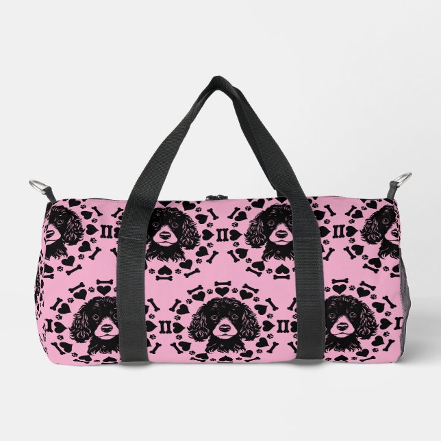 Poodle Dog Owner Duffle Bag (Vorderseite)
