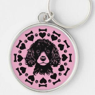 Poodle Dog Owner Schlüsselanhänger