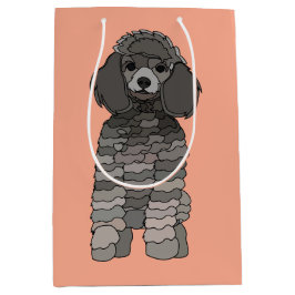 Poodle Dog Pet Mittlere Geschenktüte