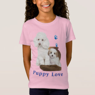 Poodle Doppy Welpe T - Shirt
