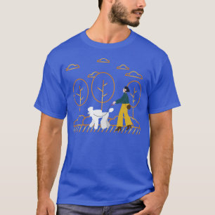 Poodle Downer Puppy Lover Doggy Züchter Paw Lov T-Shirt