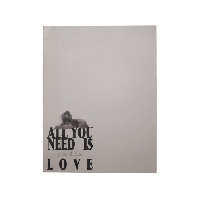 Poodle Editor Notizblock (Rotiert)