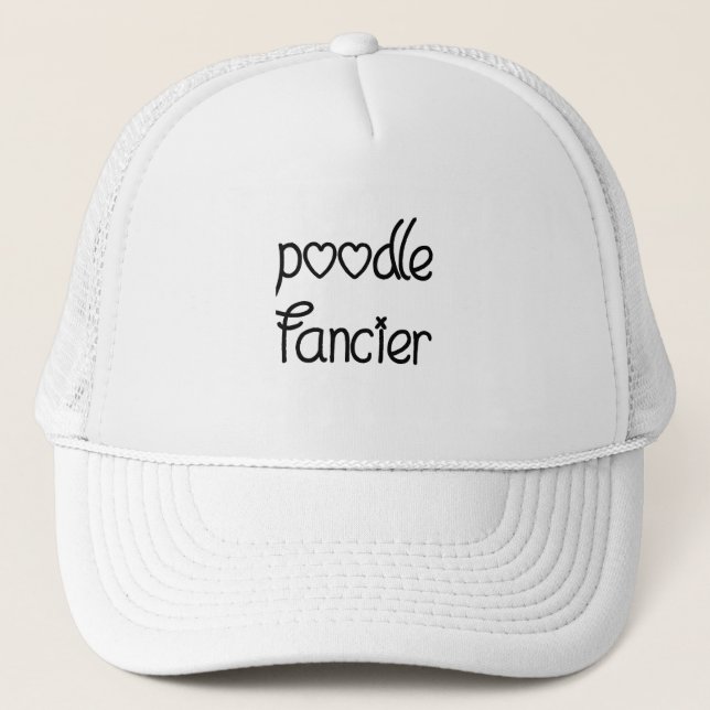 Poodle Fancier Truckerkappe (Vorderseite)