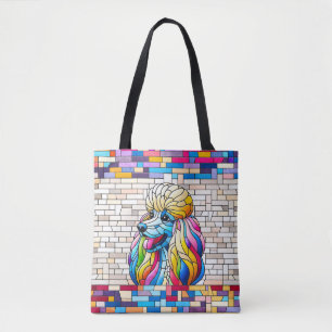 Poodle - farbenfrohe Mosaikkunst