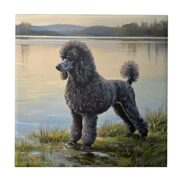 Poodle Fliese (Vorderseite)