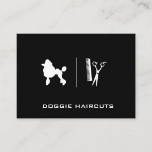 Poodle Grooming Visitenkarte