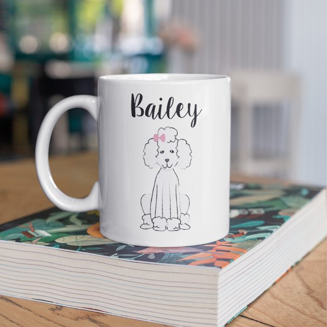 Poodle Haustier Hund Süße Tier Trendy Modern Kaffeetasse (Von Creator hochgeladen)