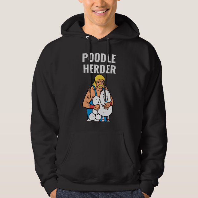 Poodle Herder Hoodie (Vorderseite)