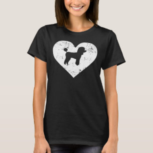Poodle-Herz T-Shirt