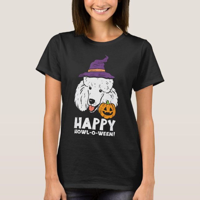 Poodle Hexe Happy Howl O Weehend Hunde Männer W T-Shirt (Vorderseite)