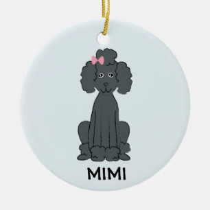 Poodle Holiday FOTO Ornament