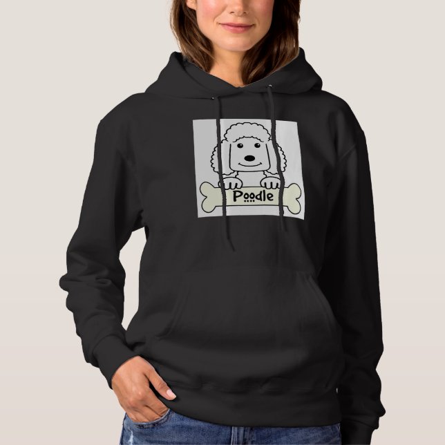 Poodle Hoodie (Vorderseite)