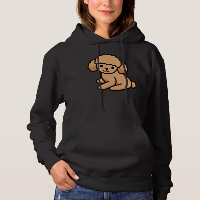 Poodle Hoodie (Vorderseite)