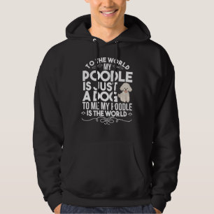 Poodle Hund Hoodie