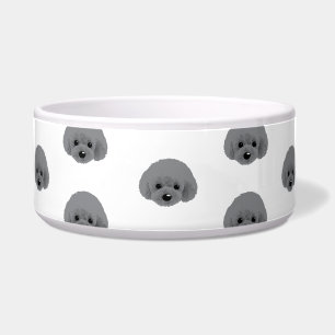 Poodle Hund Napf
