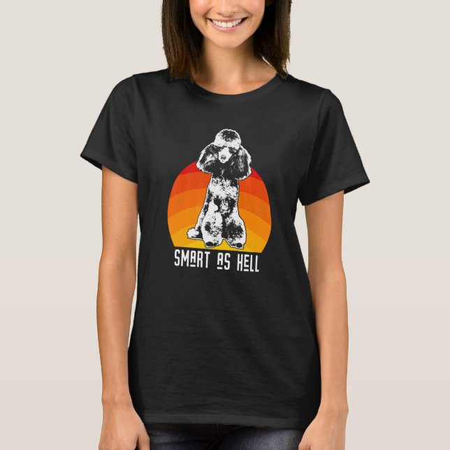 Poodle Hunde Rasse 33 T-Shirt (Vorderseite)