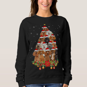 Poodle Hunde Trewein Weihnachten Weihnachten Weihn Sweatshirt