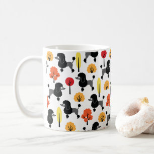 Poodle im Park Kaffeetasse