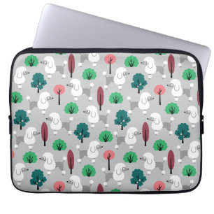 Poodle im Park Laptopschutzhülle