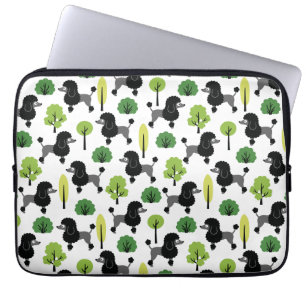 Poodle im Park Laptopschutzhülle