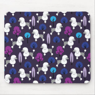 Poodle im Park Mousepad
