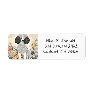 Poodle in Whimsikalen Blume