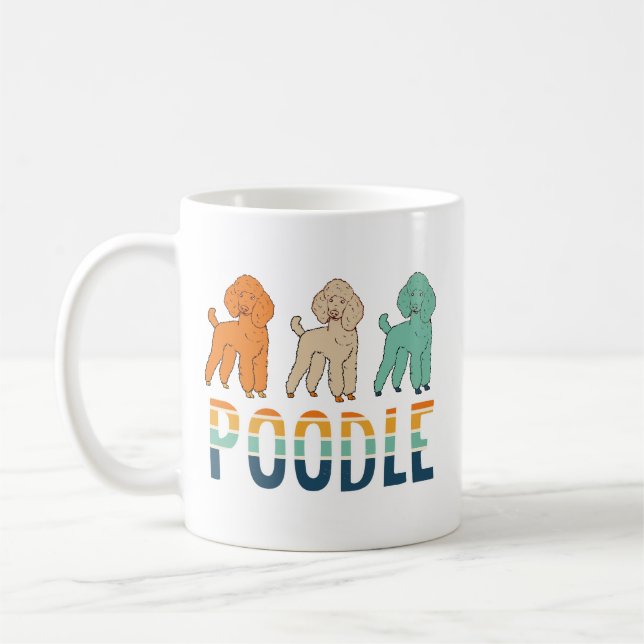 Poodle Kaffeetasse (Links)
