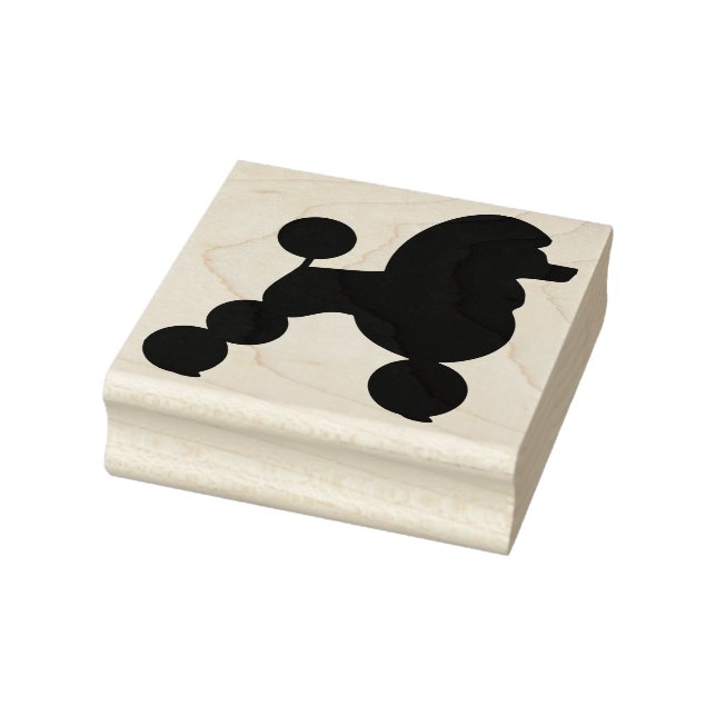 Poodle-Kautschuk-Briefmarke Gummistempel (Stempel)